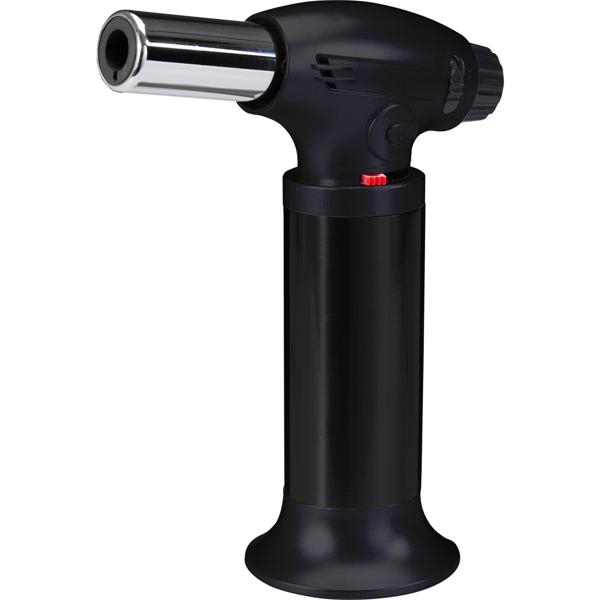 Profi Crème Brûlée Brenner: Starker Jet-Flammierbrenner zum Karamellisieren von Creme Brulee, Flambieren & Anzünden. - Mit sicherem Standfuss