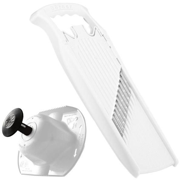 Multifunktionaler Gemüseschneider für Waffelschnitte mit Sicherheitsfruchthalter: Perfekte Wellen- & Spirelli-Schnitte – So macht Gemüse-Essen Spass