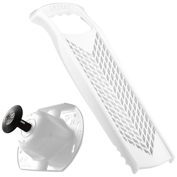 2er-Set: Sicherheits-Fruchthalter & Profi Küchenreibe mit 2 Reibflächen – Müheloses Hobeln ohne Risiko & Raffel für Obst, Käse, Gemüse & Zesten