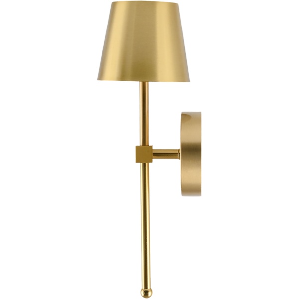 Elegante LED Wandleuchte kabellos mit Fernbedienung: Akku Wandlampe dimmbar in Gold, USB aufladbar mit Timer & Touch-Sensor