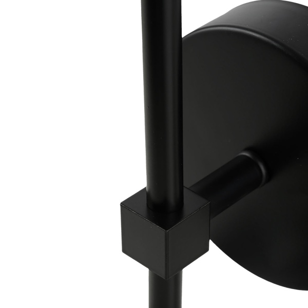 2er-Set Elegante LED Wandleuchte kabellos mit Fernbedienung: Akku Wandlampe dimmbar in Schwarz, USB aufladbar mit Timer & Touch-Sensor