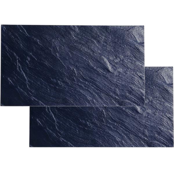 Glasschneidebrett & Herdabdeckplatte, 2 Stück mit jeweils 52 x 30 cm - Herdfeldabdeckung Induktion & Elektro, Hitzebeständiger Spritzschutz