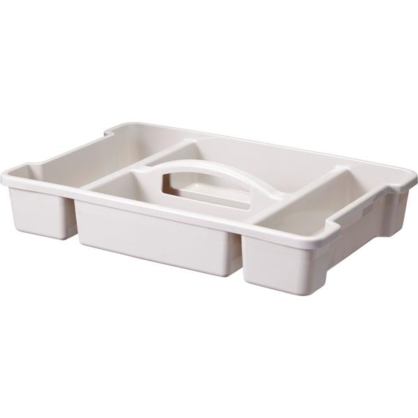 2er-Set Grosse Aufbewahrungsbox 16L mit Organizer & Deckel, transparent, stabil, perfekt für Ordnung im Haushalt, Büro & Lager 