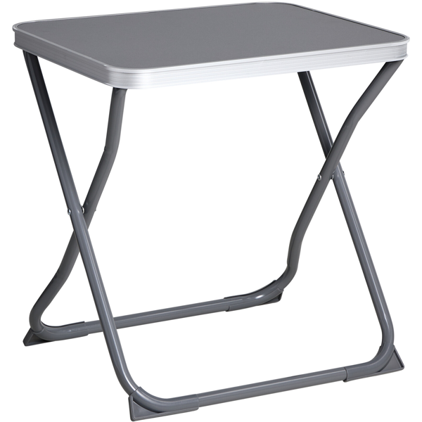 2-in-1 Campinghocker & Beistelltisch klappbar, bis 110kg belastbar, leichtes Gestell für Picknick, Garten & Outdoor, abnehmbare Tischplatte