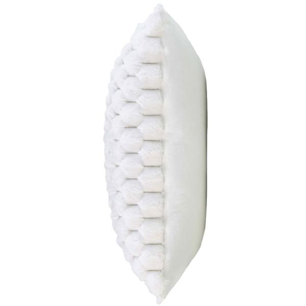 2er-Set Kuschelige Sofadecke 125 x 150 cm & Luxuriöses Sofakissen 45 x 45 cm in Weiss - Für gemütliche Stunden auf dem Sofa