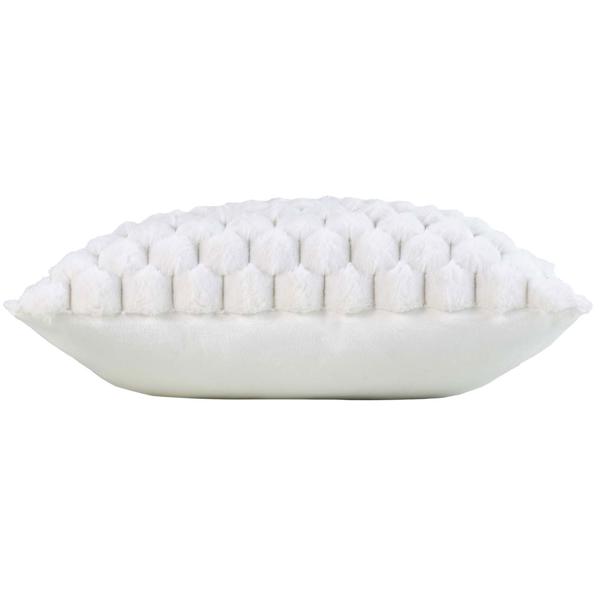 2er-Set Kuschelige Sofadecke 125 x 150 cm & Luxuriöses Sofakissen 45 x 45 cm in Weiss - Für gemütliche Stunden auf dem Sofa