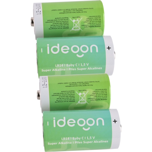4er-Set Premium Batterien Typ C Baby - LR14 Alkaline 1,5V - Langlebige Energiequelle für Haushalt, Spielzeug und Taschenlampen