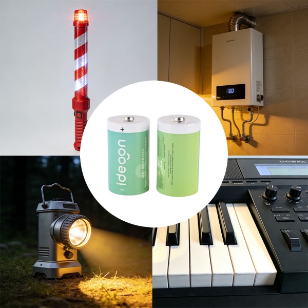 2er-Set Premium Batterien Typ D Mono - LR20 Alkaline 1,5V - Langlebige Energie für Haushalt, Radios, Spielzeug und Taschenlampen