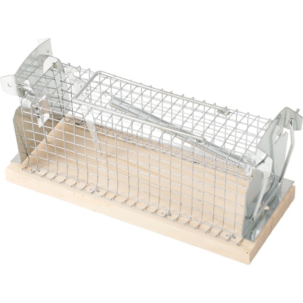 4er-Set Maus-Käfigfalle - Wiederverwendbare Lebendfalle für innen und aussen - Effektive Mausefalle mit sicherem Schliessmechanismus
