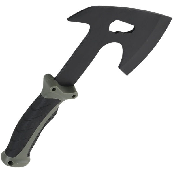 Survival Set - Beil, Messer & Machete mit 3 Gürtelscheiden, Wetzstein & Profi-Feuerstahl inklusive Flaschenöffner und Messskala für Outdoor