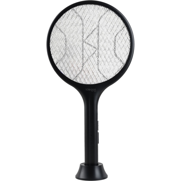 Elektrische Fliegenklatsche mit Akku & UV-Licht - Mückenfänger für optionalen stationären Betrieb, mit Schutzgitter & USB-C Anschluss