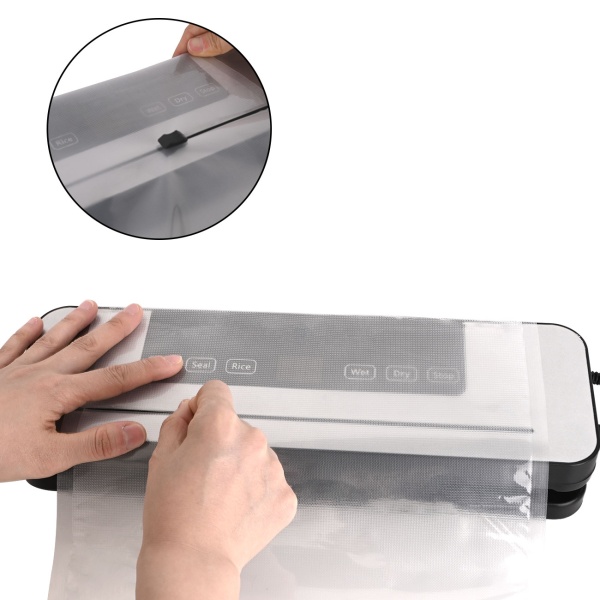 Vakuumierfolien Rollen 28x300cm Profi-Set – 2 Rollen Vakuumierschläuche für länger haltbare & frische Lebensmittel - Schutz vor Gefrierbrand