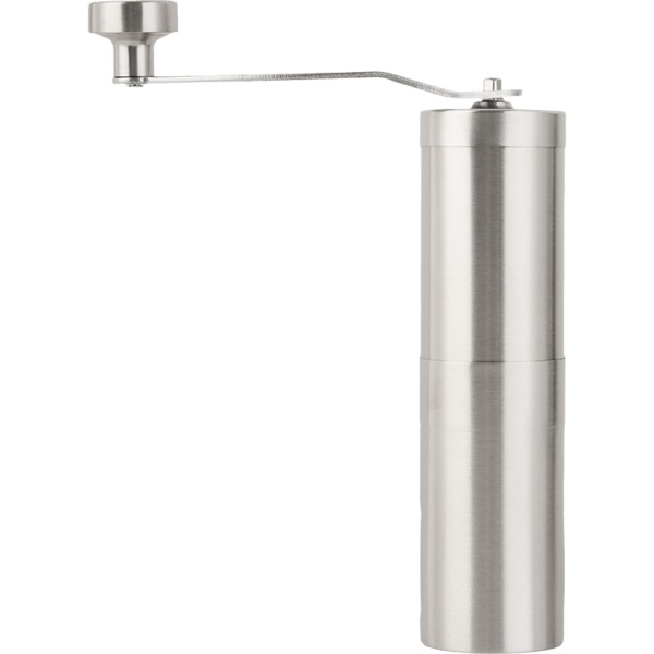 Robuste Handkaffeemühle Edelstahl mit Keramikmahlwerk, stufenlose Mahlgrad-Einstellung, abnehmbarer Griff, Kaffeemühle manuell für Espresso & Filterkaffee
