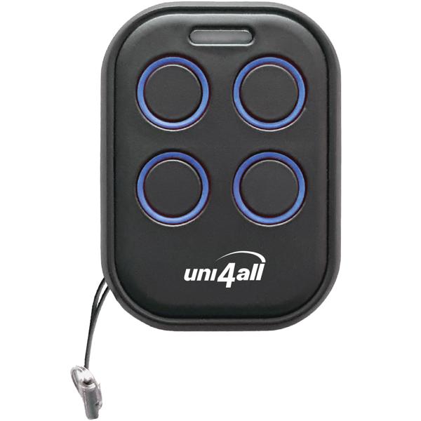 2er-Set Super-Universal-Fernbedienung: Selbstlernend, 4-Kanal-Multifrequenz für Tore, Garagen, Rollläden, Bewässerung & Beleuchtung - inkl. Batterie!