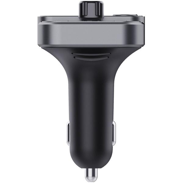 Premium Bluetooth 5.3 FM Transmitter für Auto - Genialer MP3 Player & USB QC 3.0 Ladeadapter - Kristallklare Freisprecheinrichtung mit Bass-Boost