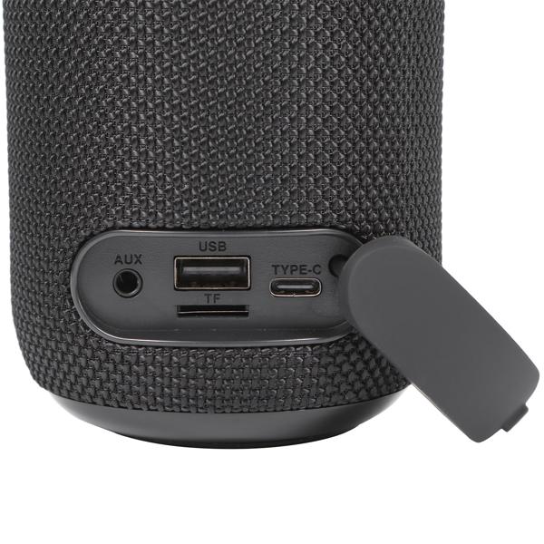 Starker Bluetooth 5.3 Partylautsprecher – Mobile Boombox mit kraftvollem Sound, FM-Radio, USB/MicroSD & bunter Lichtshow für Feste & Outdoor-Einsatz