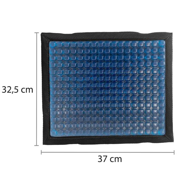 Komfort Gel-Sitzkissen, ergonomisch – Kühles Wabenkissen für bessere Haltung & Druckentlastung – Ideal für Büro, Auto, Rollstuhl