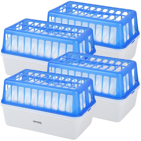 4er-Set Ultimativer Raumentfeuchter: Leistungsstarker Luftentfeuchter gegen Schimmel & muffige Gerüche, Wiederbefüllbar & Stromlos