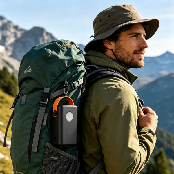 Starke Powerbank 60000mAh, 100W, USB-C PD Externer Akku: Mobiles Ladegerät mit LED Lampe für Laptop, Notebook, Smartphone - Schnelles Laden