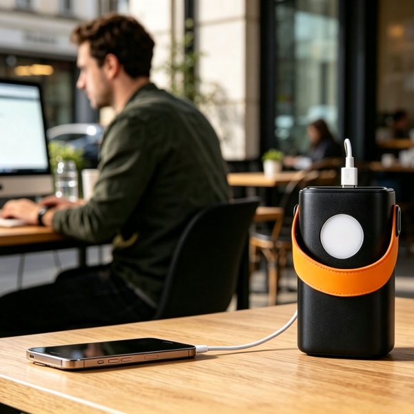 Starke Powerbank 60000mAh, 100W, USB-C PD Externer Akku: Mobiles Ladegerät mit LED Lampe für Laptop, Notebook, Smartphone - Schnelles Laden