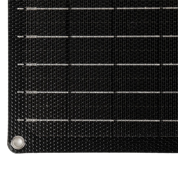 Faltbares Solarpanel 60W Monokristallin - Tragbares Solarladegerät IP65 mit MC4-komp. Stecker, DC Adapter, Ösen & Karabinern für Camping