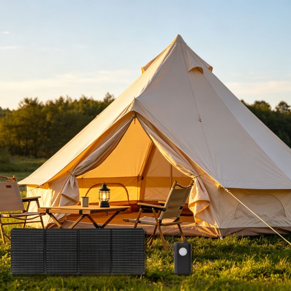 Faltbares Solarpanel 60W Monokristallin - Tragbares Solarladegerät IP65 mit MC4-komp. Stecker, DC Adapter, Ösen & Karabinern für Camping