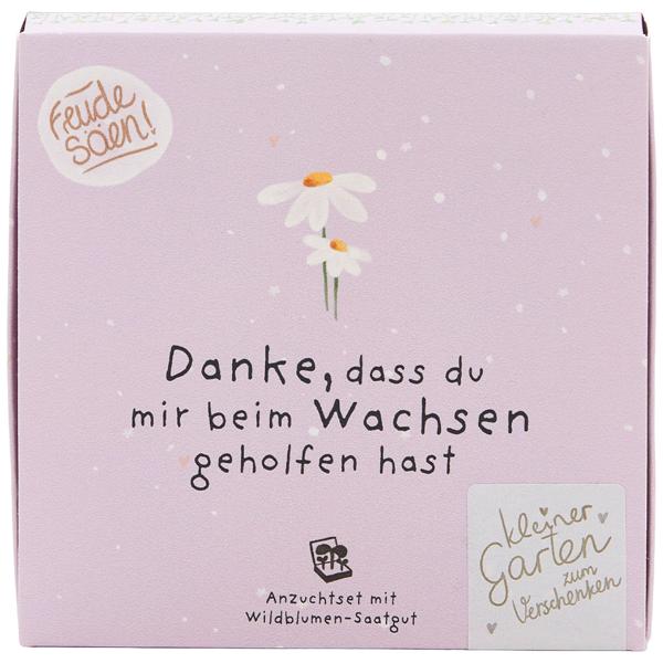 Wiesen-Margeriten Pflanzset "Danke, dass du mir beim Wachsen geholfen hast" – Einzigartiges Geschenk & Bedanken, das wächst & lange Freude schenkt