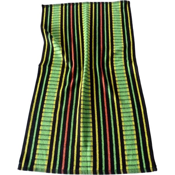 Grubentuch 100% Baumwolle: Saugstarkes Geschirrtuch & Mehrzwecktuch, grün-schwarz - Robustes Trockentuch für Haushalt & Gastronomie