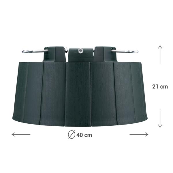 Super stabiler Weihnachtsbaumständer Ø40x21cm für max. 2,6m Baumhöhe – Sicherer Stand, Top Qualität