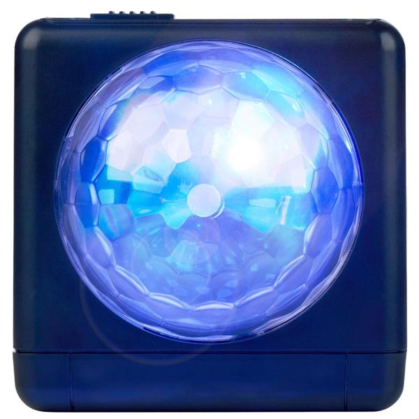 Kompakter Kraftvoller Bluetooth 5.4 Party Lautsprecher mit Discokugel Lichtshow – Mic, Aux, USB-C – Ideal für Zuhause, Partys und Feste