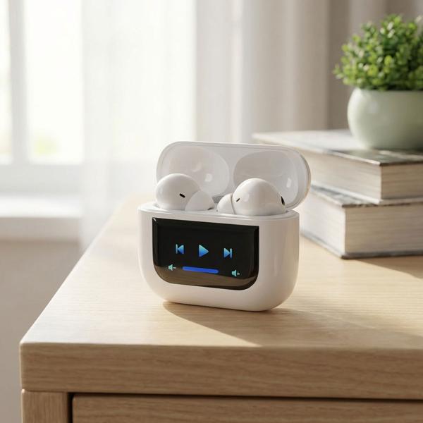 Kabellose In-Ear-Kopfhörer Bluetooth 5.4, Aktive Geräuschunterdrückung, LED-Display, 400mAh Case - Perfekt für Sport, Büro, Zuhause & unterwegs