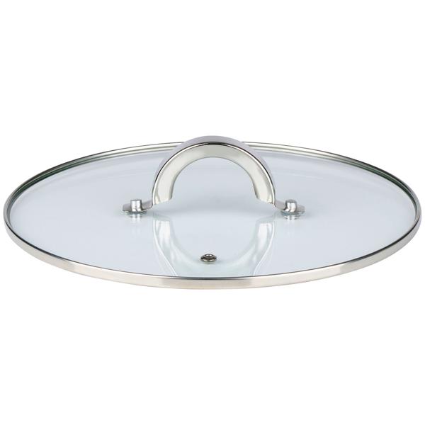 Profi Edelstahl-Topfset 7-teilig mit Glasdeckel - Hochwertiges Kochtopf-Set für Induktion & Herd - Glanz-Finish & runde Griffe