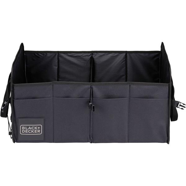 Praktischer Auto Kofferraum-Organizer, stabile Transportbox mit Tragegriff - Perfekt für Shopping, Sport, Werkzeug, Notfall-Kits & viel mehr