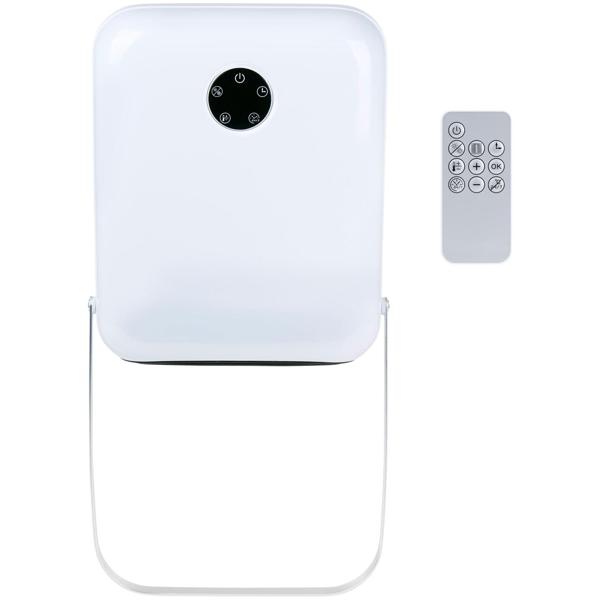 Heizlüfter 2000W PTC Badheizer mit Handtuchhalterung, Weiss - Sichere Elektroheizung mit Timer & Fernbedienung, IP22 - Energieeffizient & Schnell