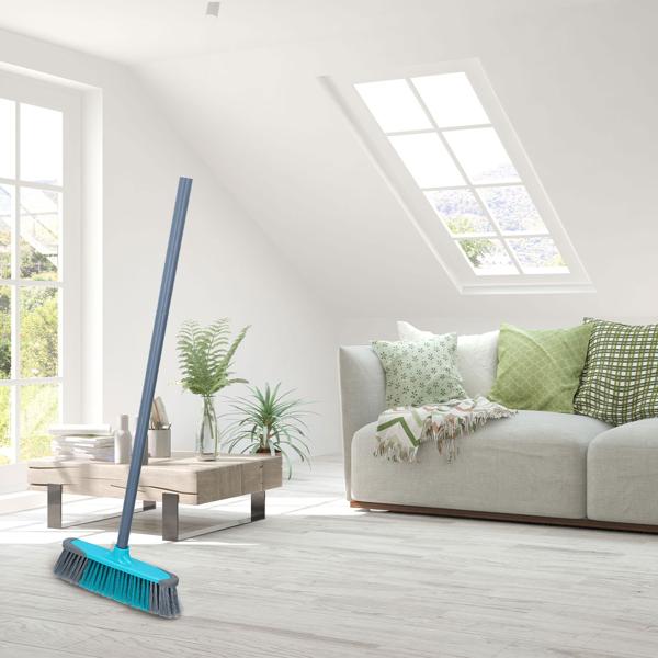 Umfassendes 5tlg. Reinigungsset – Stabiles, vielseitiges & effizientes Putzset für Haushalt, Wohnung, Küche, Bad & Boden – Besen, Kehrset, Bürsten