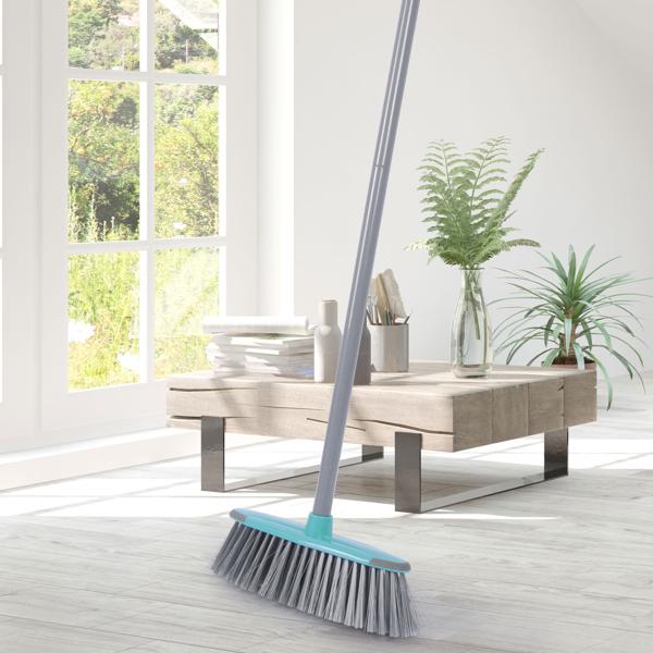 Umfassendes 5tlg. Reinigungsset – Stabiles, vielseitiges & effizientes Putzset für Haushalt, Wohnung, Küche, Bad & Boden – Besen, Kehrset, Bürsten