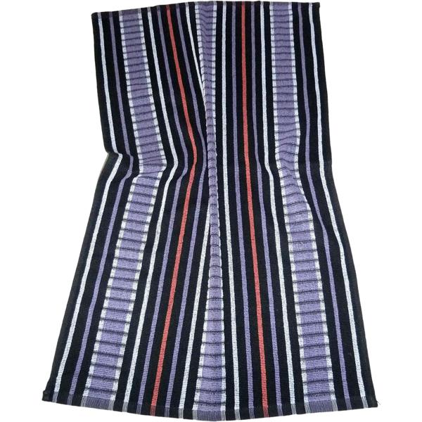 20er-Set Grubentuch 100% Baumwolle: Saugstarkes Geschirrtuch & Mehrzwecktuch, lila-schwarz - Robustes Trockentuch für Haushalt & Gastronomie