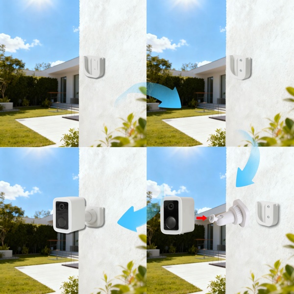 WLAN Solar Überwachungskamera Aussen 3MP, Autarke IP66 Funkkamera mit Flutlicht, App-Steuerung, PIR-Sensor & Gegensprechanlage, Weiss