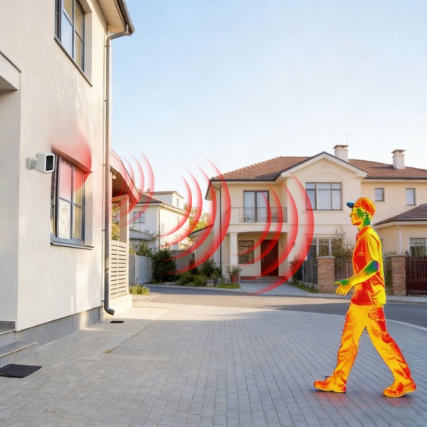 WLAN Solar Überwachungskamera Aussen 3MP, Autarke IP66 Funkkamera mit Flutlicht, App-Steuerung, PIR-Sensor & Gegensprechanlage, Weiss