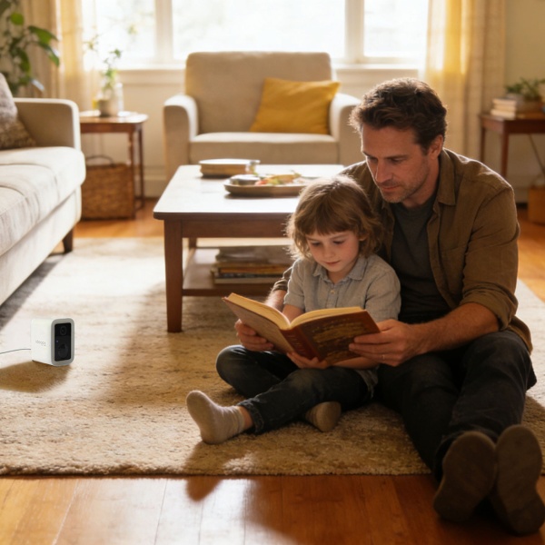 WLAN Solar Überwachungskamera Aussen 3MP, Autarke IP66 Funkkamera mit Flutlicht, App-Steuerung, PIR-Sensor & Gegensprechanlage, Weiss