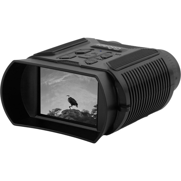 Profi 4K Nachtsichtkamera Binokular: 500m IR-Digitalkamera für Jagd, Camping & Security. 4K-Foto, 8x Zoom, USB-C Akku & inkl. Tasche 