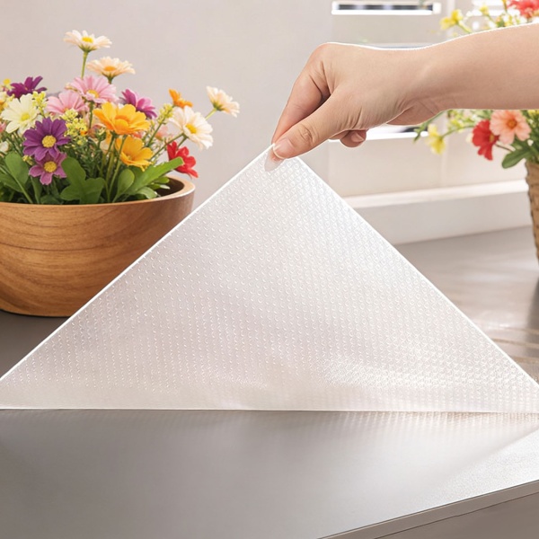 4er Set Antirutschmatte Schublade 50x150cm – Vielseitige Einlegematten für Kühlschrank, Wohnmobil & Küche – Zuschneidbar, BPA-frei, Rutschstopp