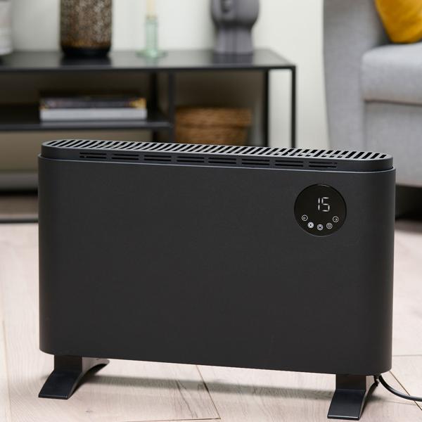 Leistungsstarke Konvektorheizung inkl. Fernbedienung 2000W- 2 Heizstufen, Turbofunktion, Überhitzungsschutz & Energiesparmodus – Schnell & effizient