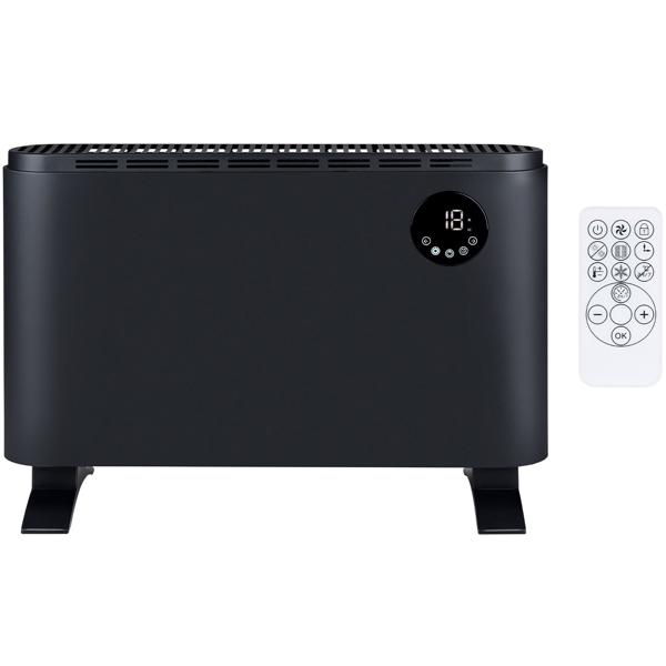 Leistungsstarke Konvektorheizung inkl. Fernbedienung 2000W- 2 Heizstufen, Turbofunktion, Überhitzungsschutz & Energiesparmodus – Schnell & effizient