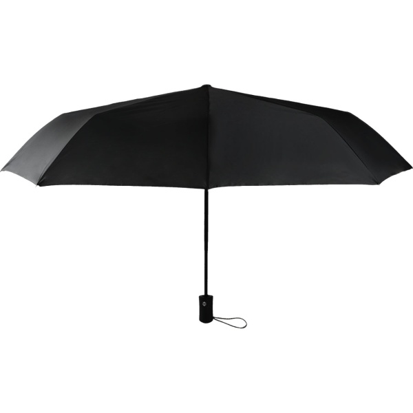 Kompakter Automatik-Regenschirm in Schwarz - Ø 95cm - Windfester Taschenschirm mit Fiberglas-Rippen & Schutzhülle - Schnelltrocknend & Robust