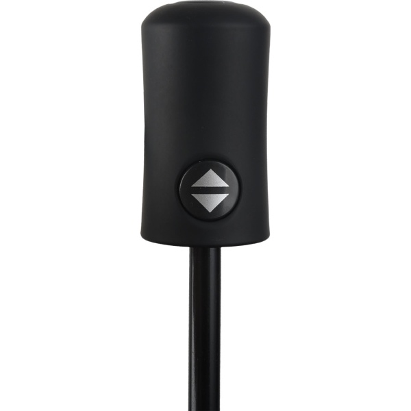 Kompakter Automatik-Regenschirm in Schwarz - Ø 95cm - Windfester Taschenschirm mit Fiberglas-Rippen & Schutzhülle - Schnelltrocknend & Robust