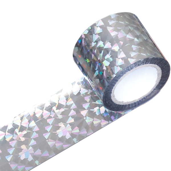 Vogelschutzband Reflektierend 45m x 5cm - Effektive Vogelabwehr durch Lichtreflexion und Bewegung - Chemiefreie Abwehrstreifen für Garten und Balkon