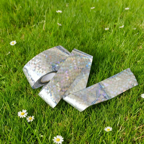 Vogelschutzband Reflektierend 45m x 5cm - Effektive Vogelabwehr durch Lichtreflexion und Bewegung - Chemiefreie Abwehrstreifen für Garten und Balkon