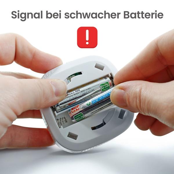 2er-Set Digitaler Kohlenmonoxid-Detektor, CO-Melder mit LCD-Anzeige, optischem & akustischem Warnsignal, DIN EN 50291 zertifiziert