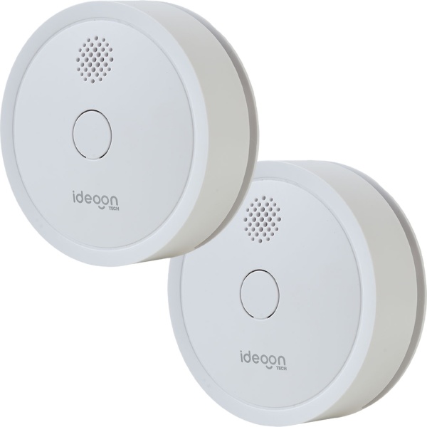 2er Set WLAN Rauchmelder mit App-Benachrichtigung – Smart vernetzter Feuermelder nach EN 14604 mit 85dB Alarm & 5 Jahren CR123A Batterielebensdauer